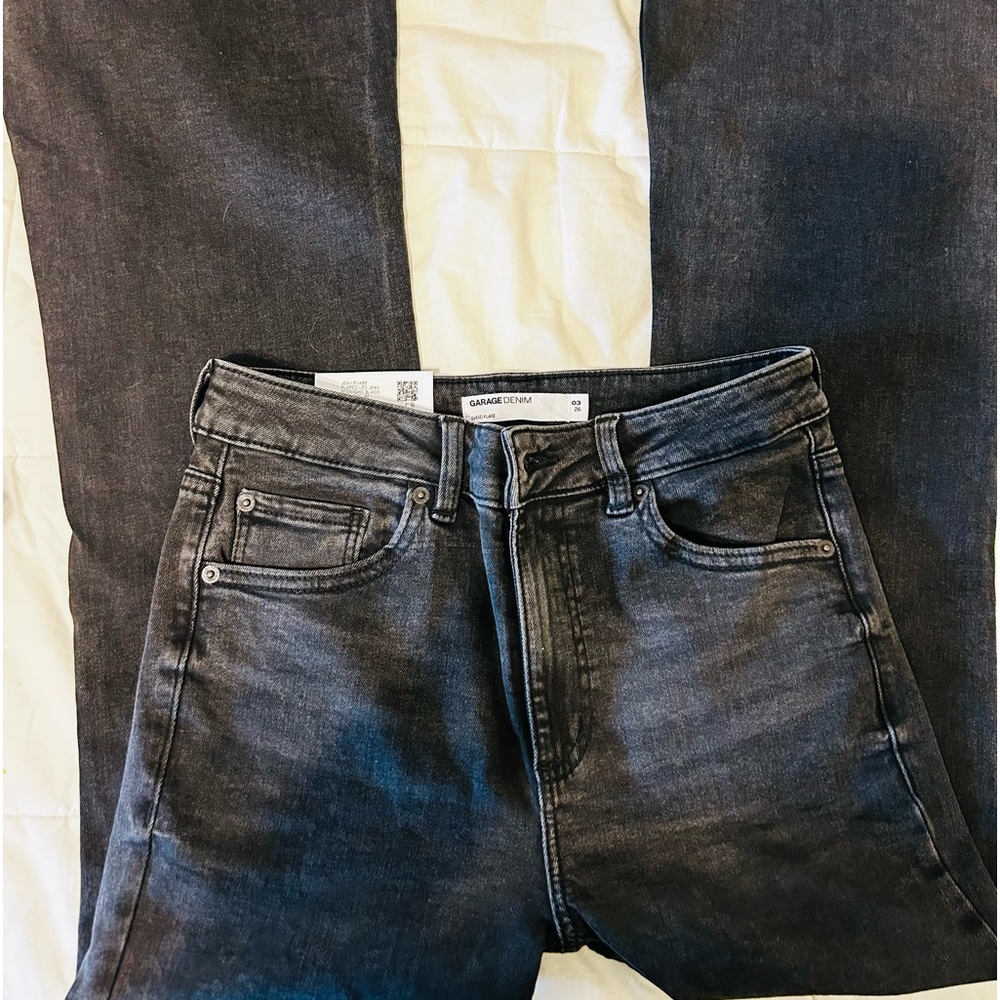 NWT garage flare jeans